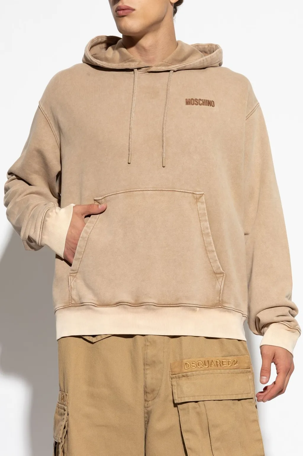 Moschino Smile Face Embellished Hoodie