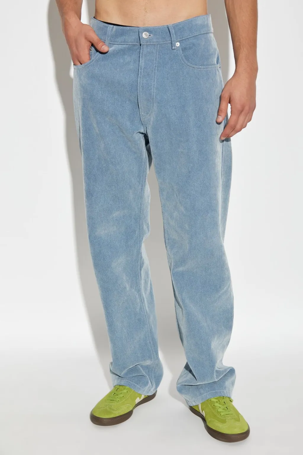 Moschino Logo Patch Straight-Leg Jeans