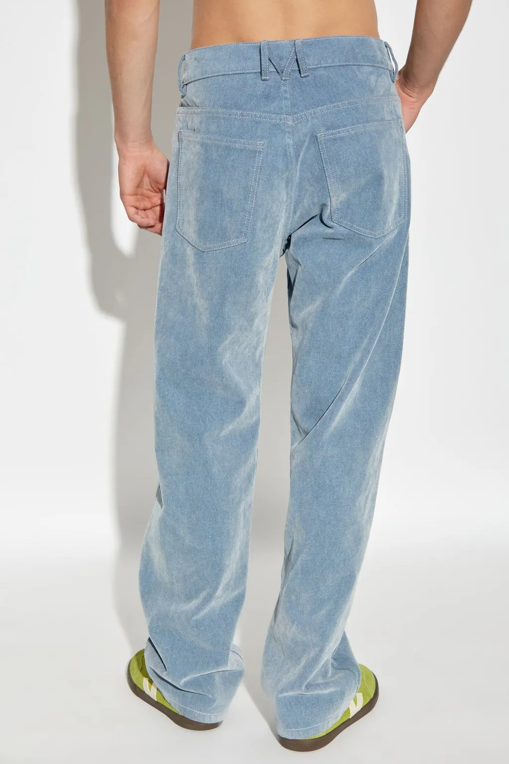 Moschino Logo Patch Straight-Leg Jeans