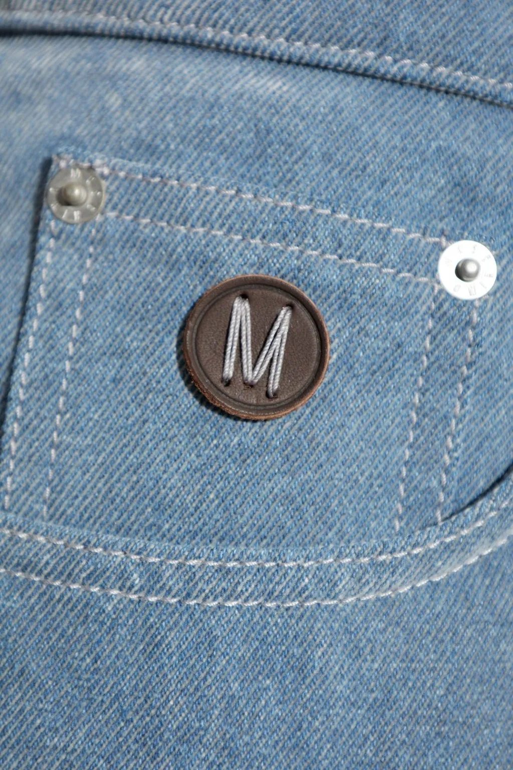 Moschino Logo Patch Straight-Leg Jeans