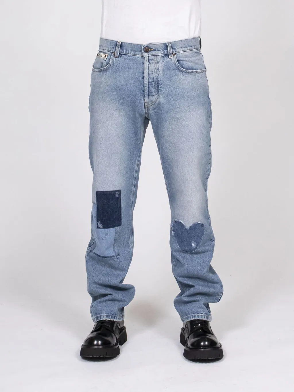 Moschino Patchwork Detailed Jeans