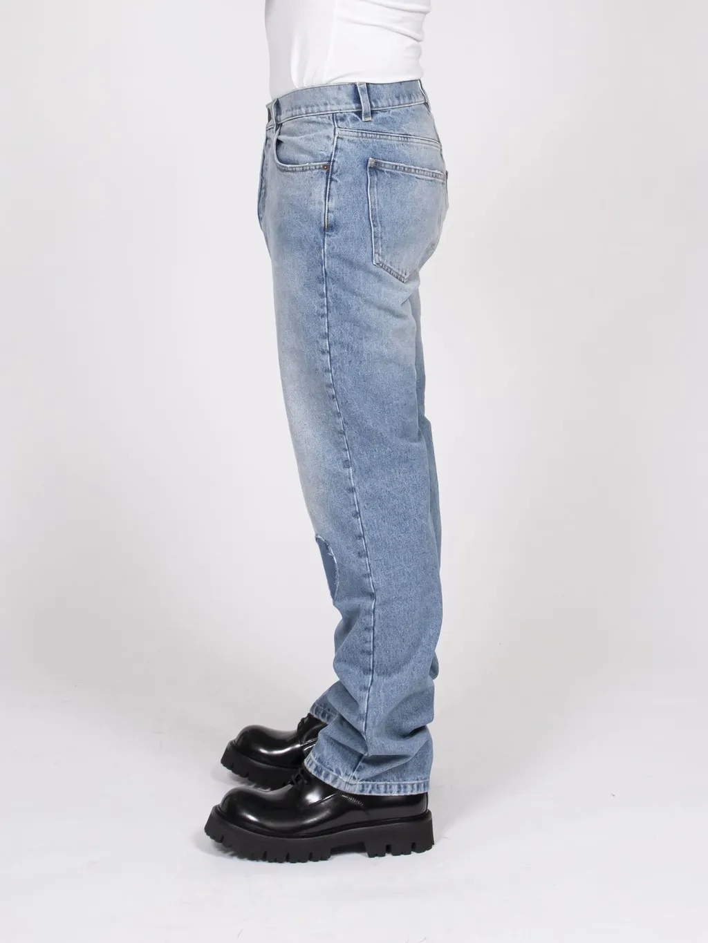 Moschino Patchwork Detailed Jeans
