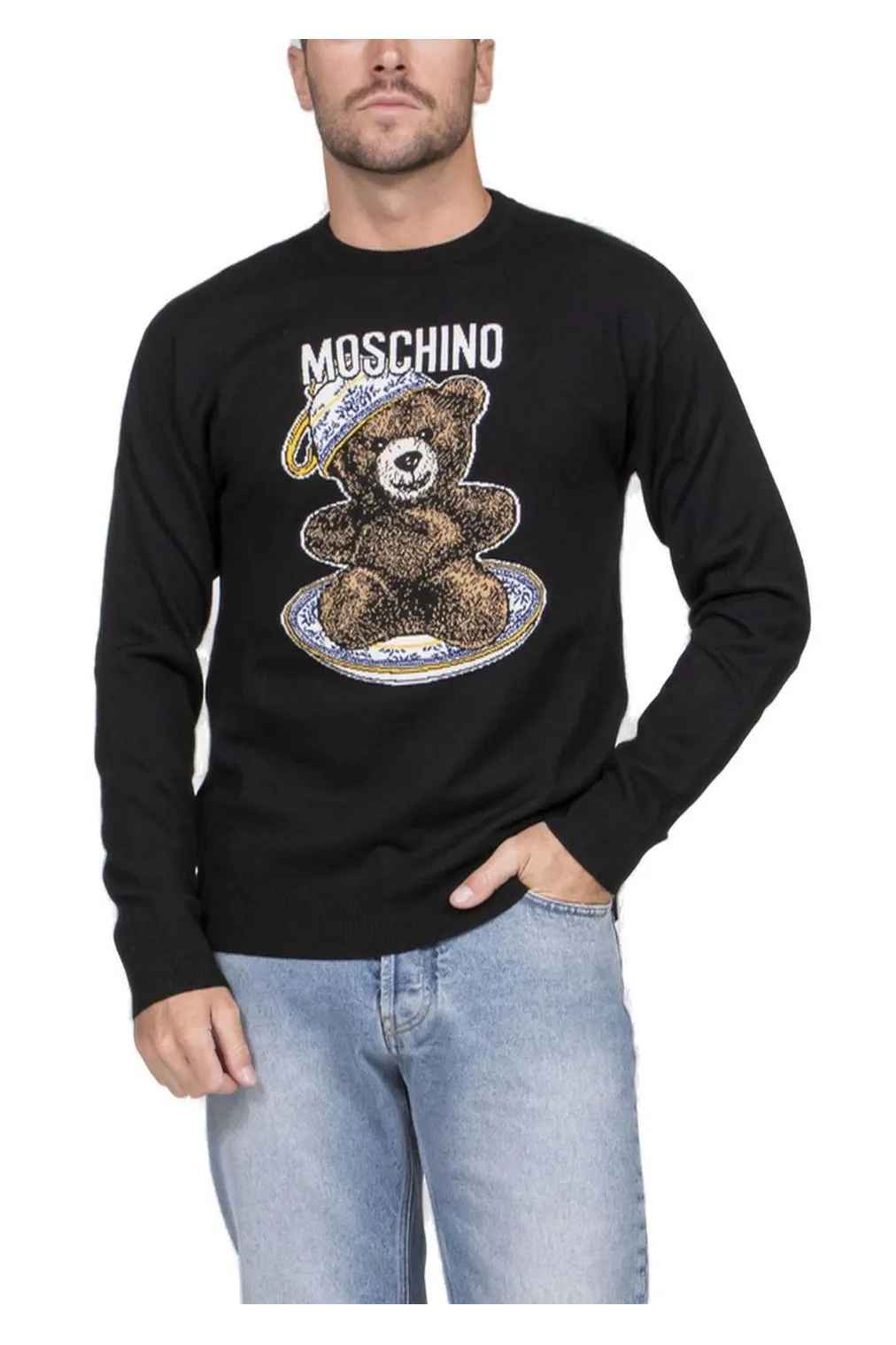 Moschino Teddy Bear Knitted Jumper