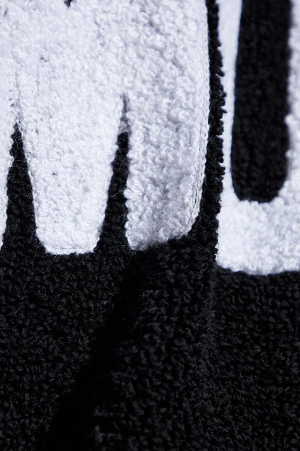 Moschino Logo Intarsia Hooded Bathrobe