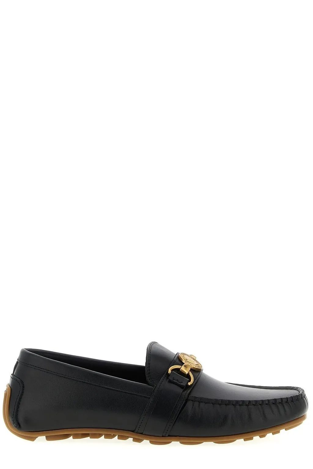Moschino Logo Plaque Penny Loafers