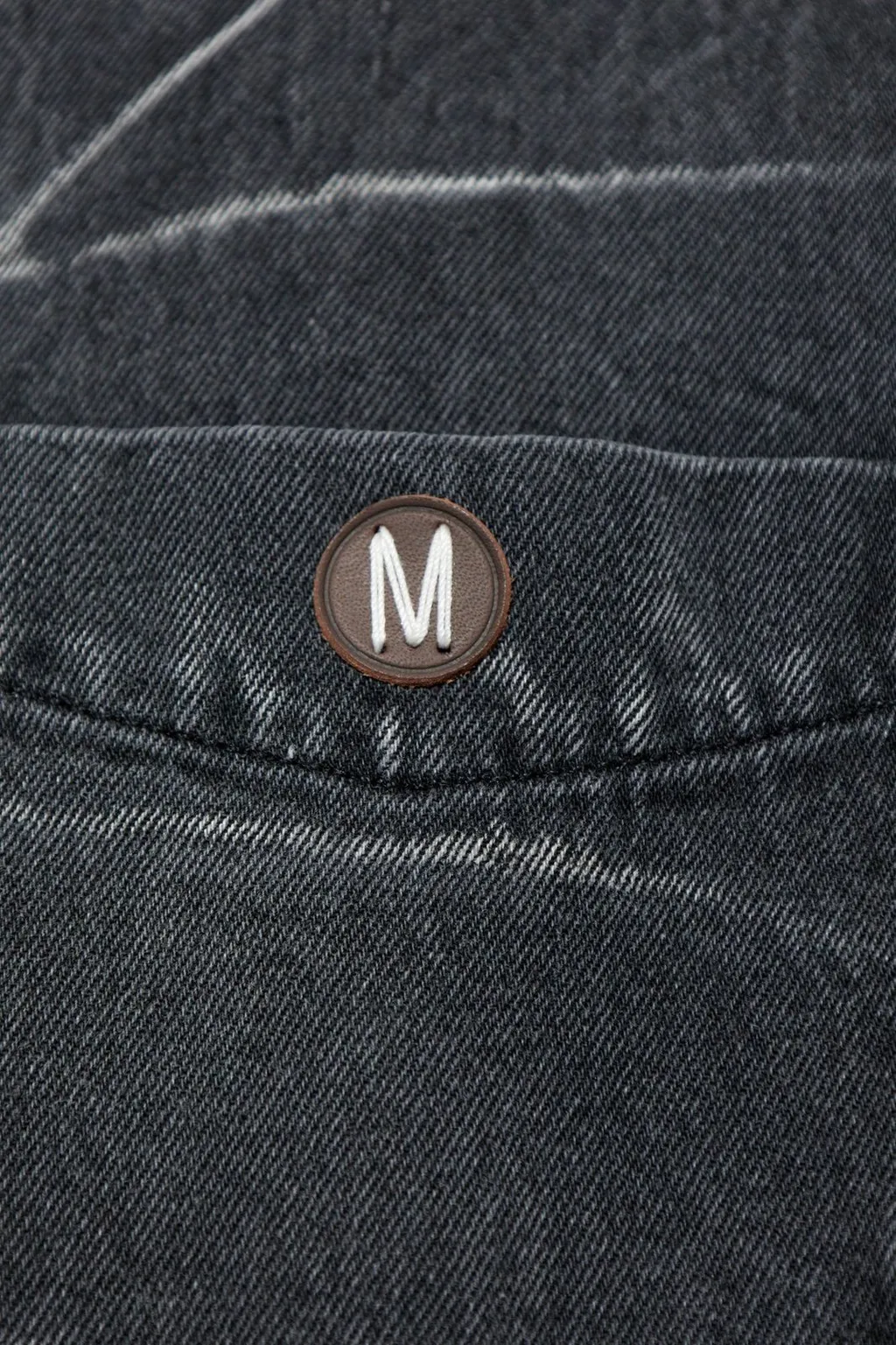 Moschino Logo Patch Denim Shirt