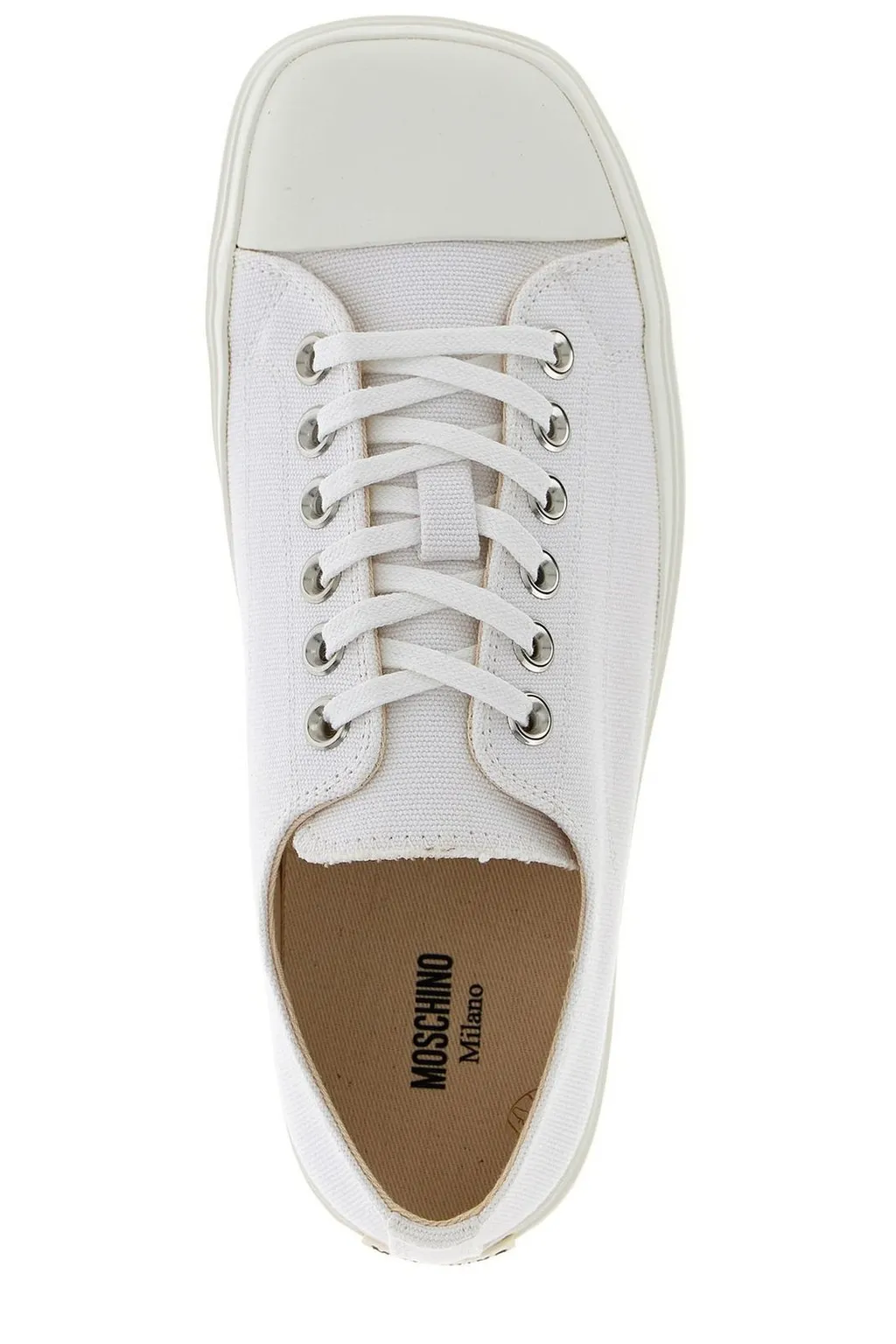 Moschino Edge Lace-Up Sneakers
