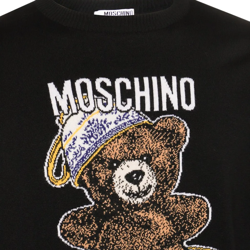 Moschino Teddy Bear Knitted Jumper