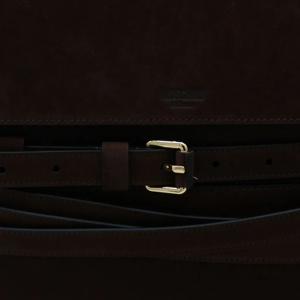 Moschino Logo Embossed Tote Bag