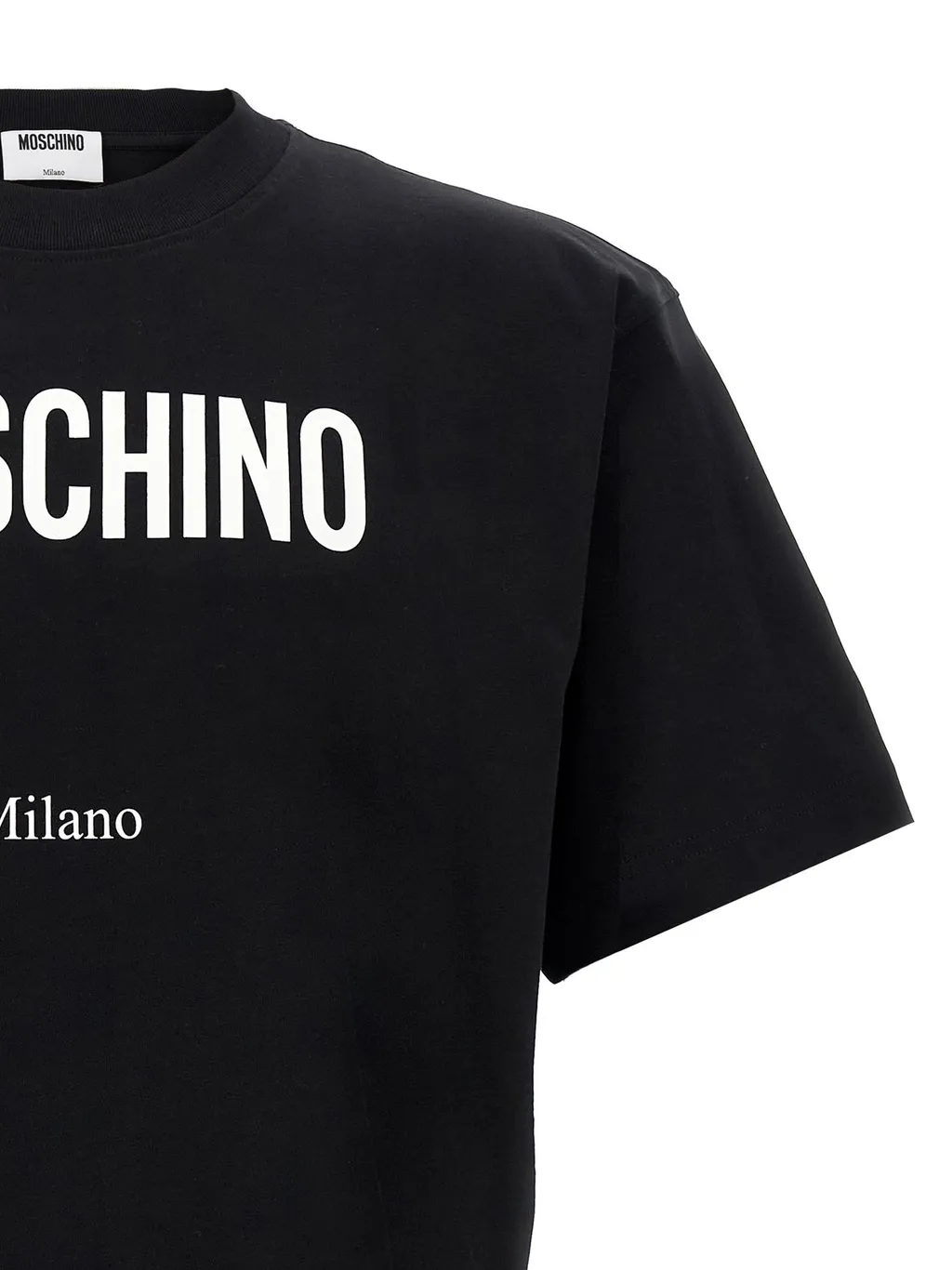 Moschino Logo Printed Crewneck T-Shirt