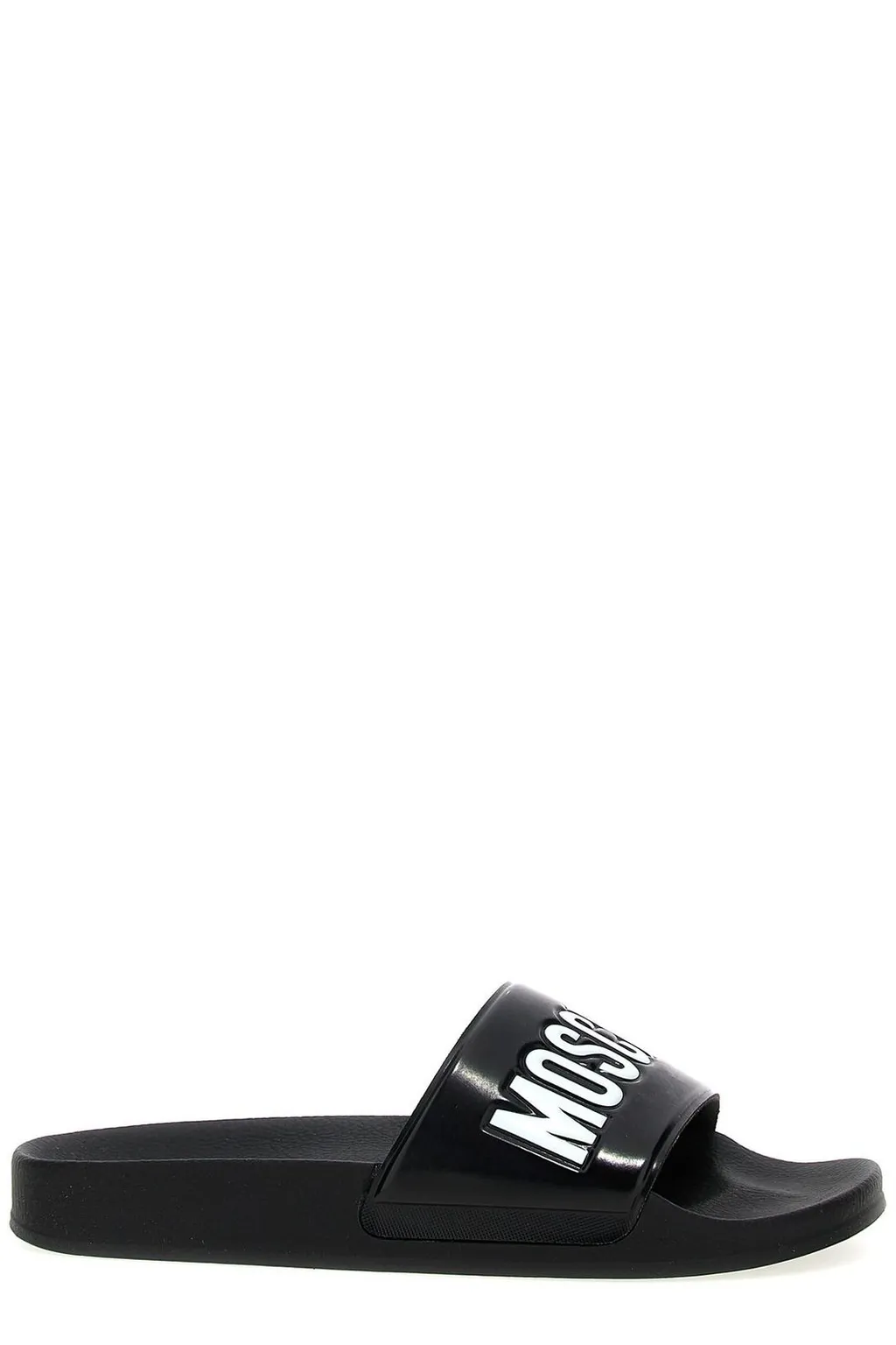 Moschino Logo Detailed Open-Toe Slides