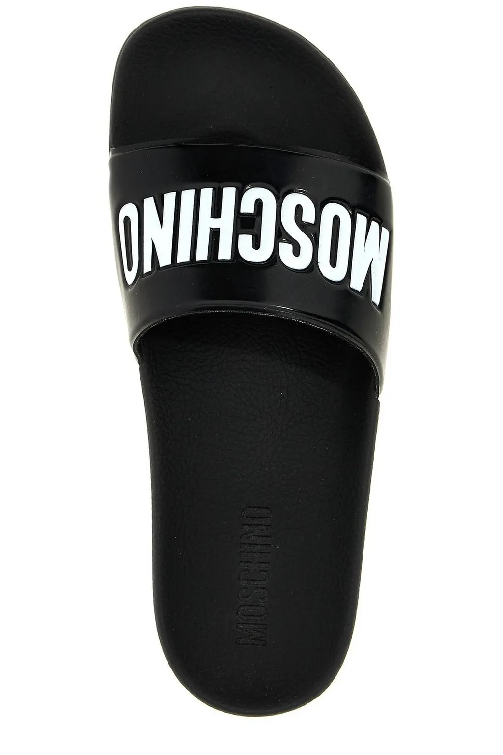 Moschino Logo Detailed Open-Toe Slides