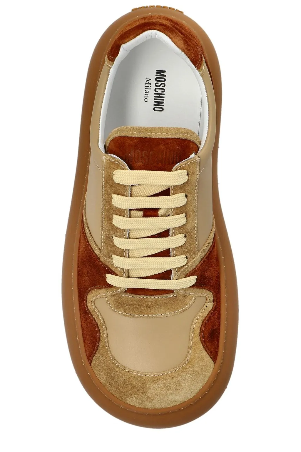 Moschino Platform Lace Up Sneakers