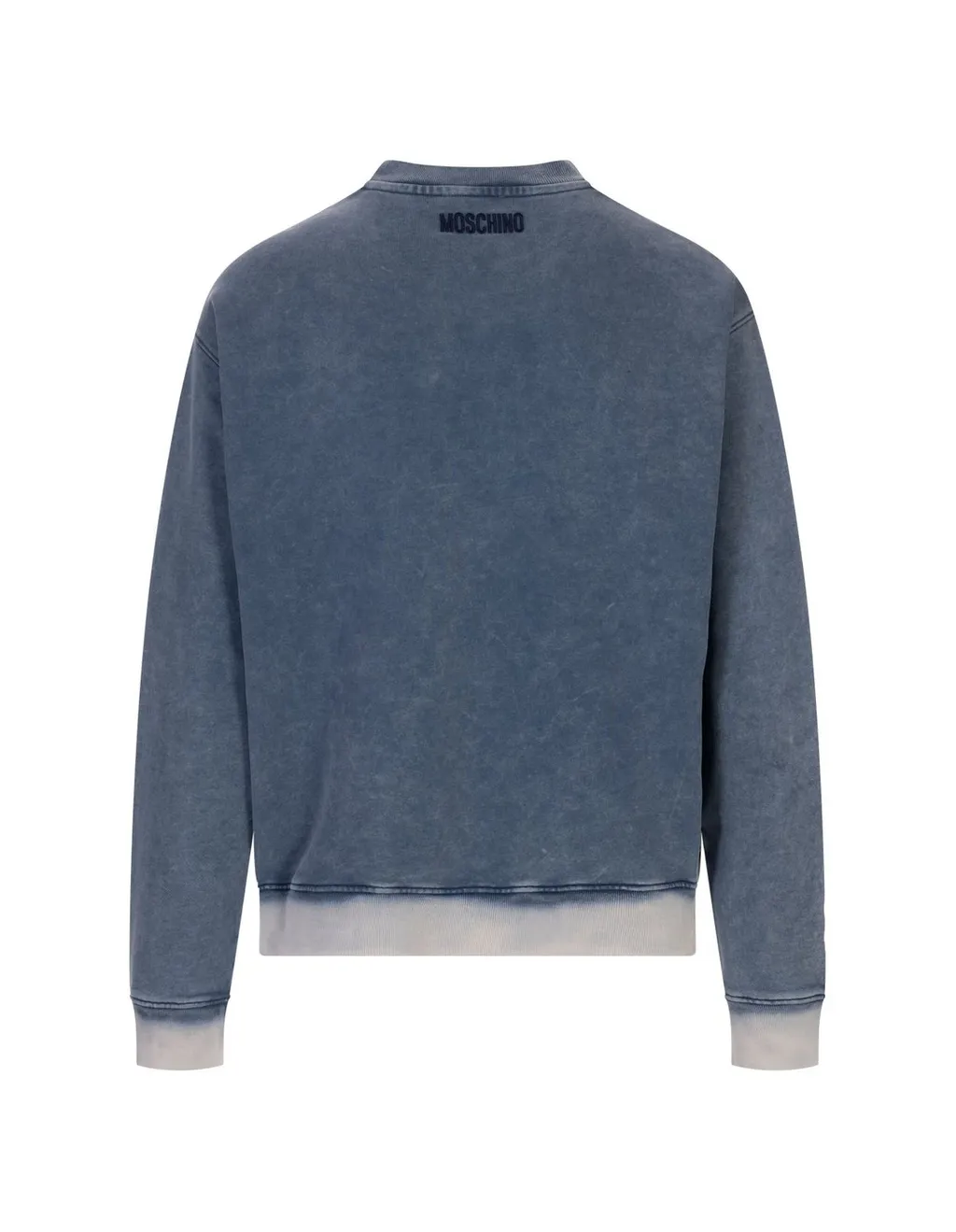Moschino Smile Face Embellished Crewneck Sweatshirt