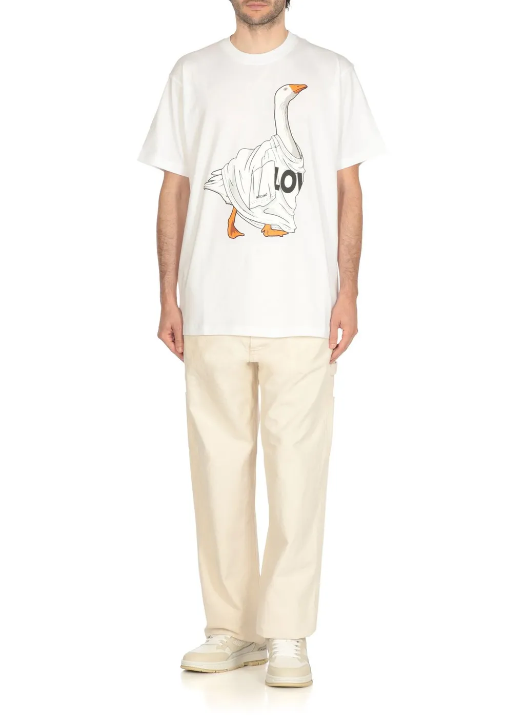 Moschino Printed Crewneck T-Shirt