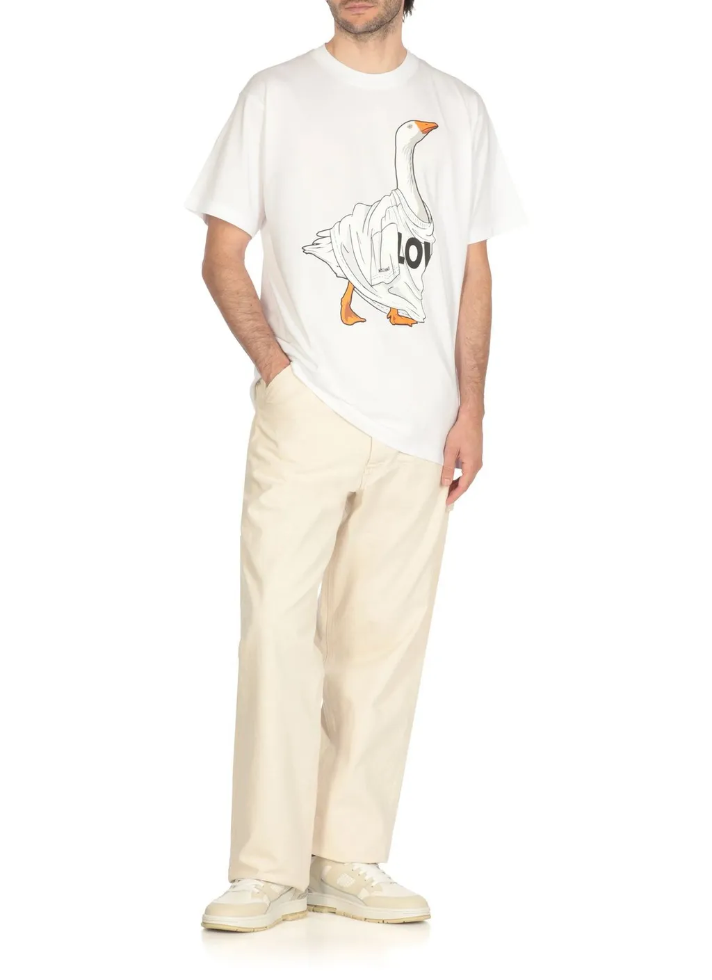 Moschino Printed Crewneck T-Shirt