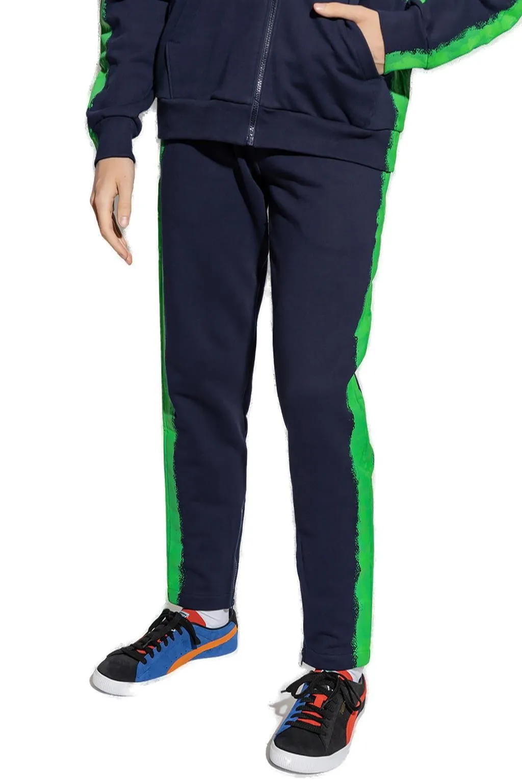 Moschino Logo Printed Tapered Sweat Pants