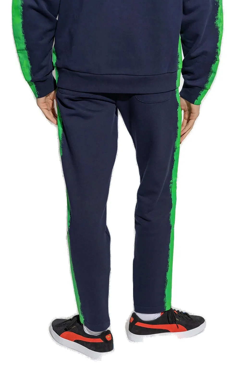 Moschino Logo Printed Tapered Sweat Pants