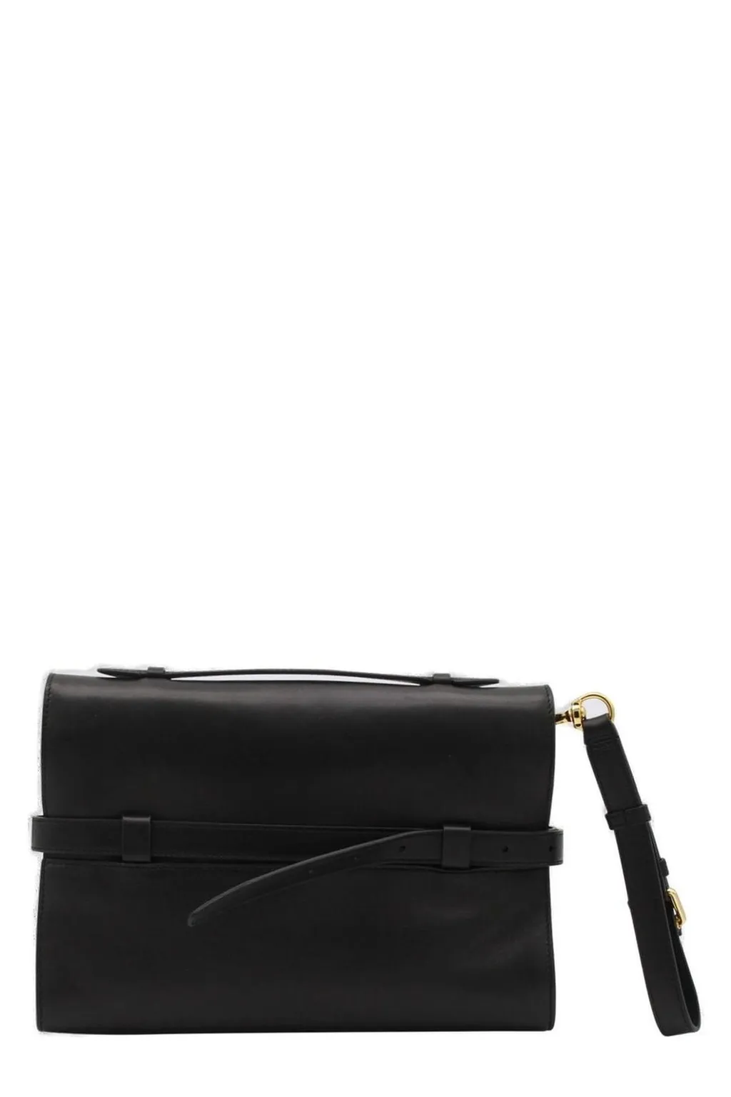 Moschino Logo Embossed Shoulder Bag