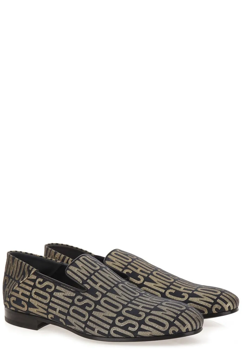 Moschino Allover Logo Printed Loafers