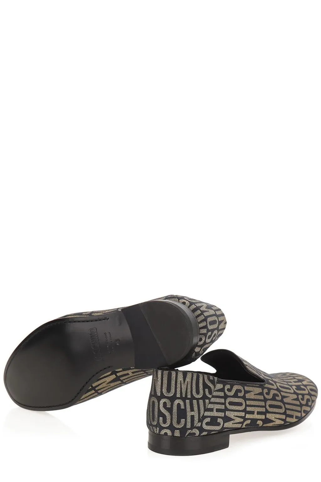 Moschino Allover Logo Printed Loafers