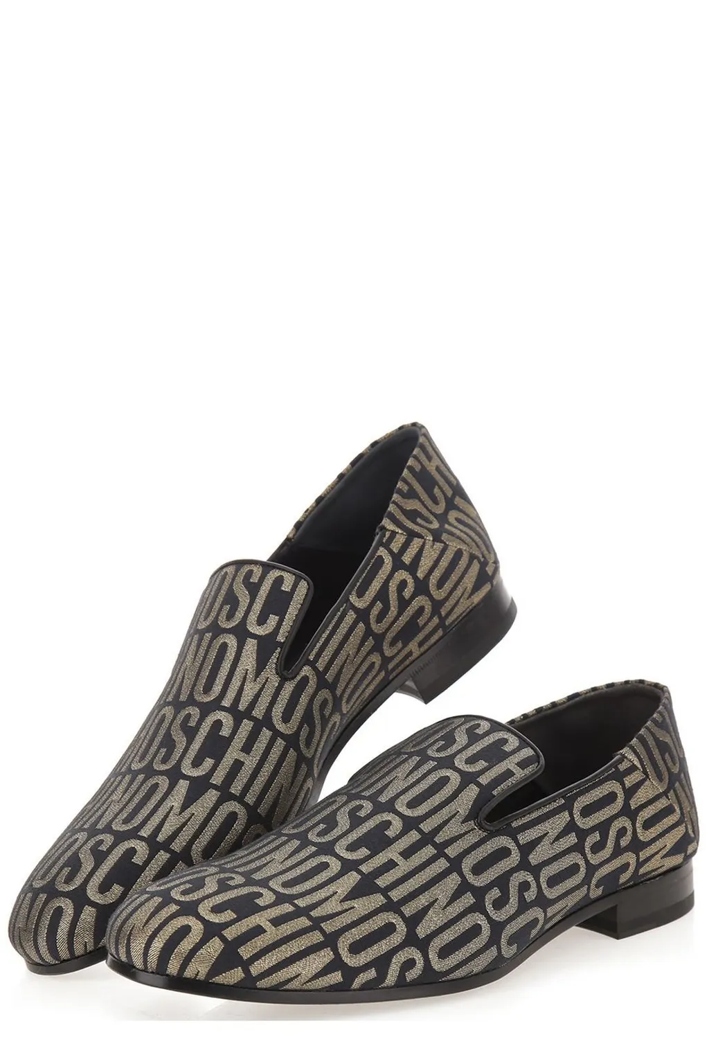 Moschino Allover Logo Printed Loafers