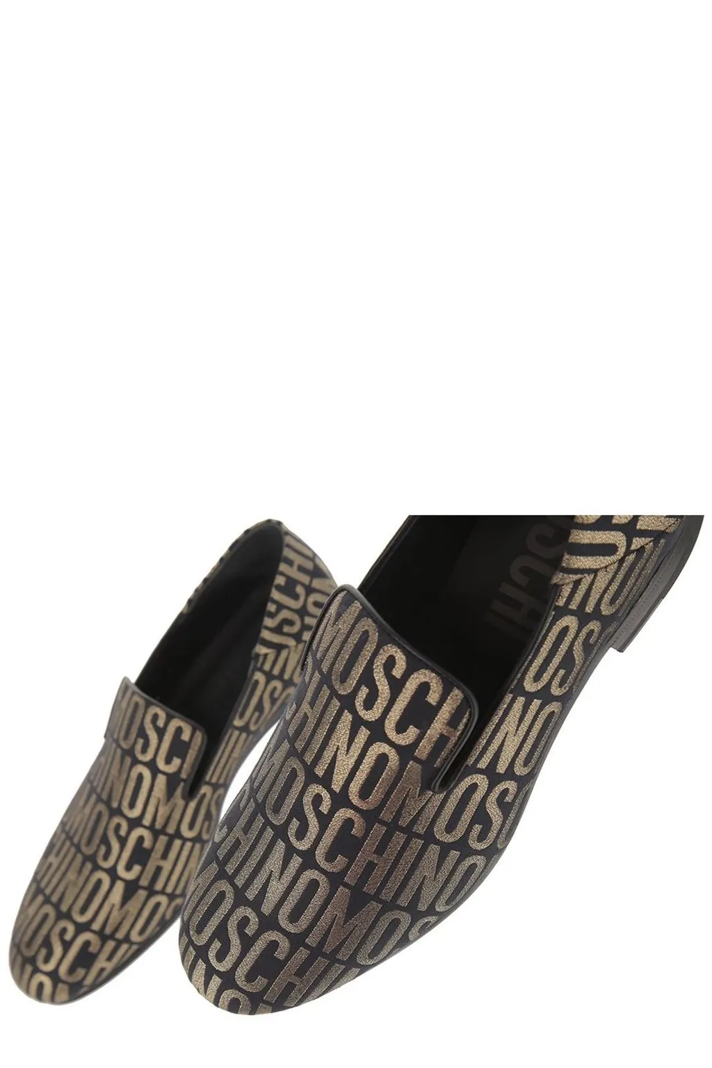 Moschino Allover Logo Printed Loafers