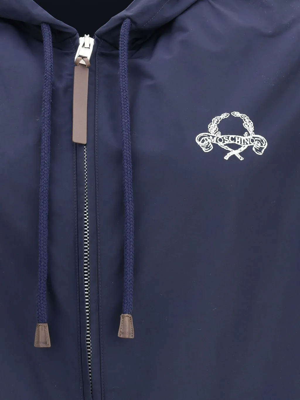 Moschino Laurel Crown Logo Waterproof Jacket