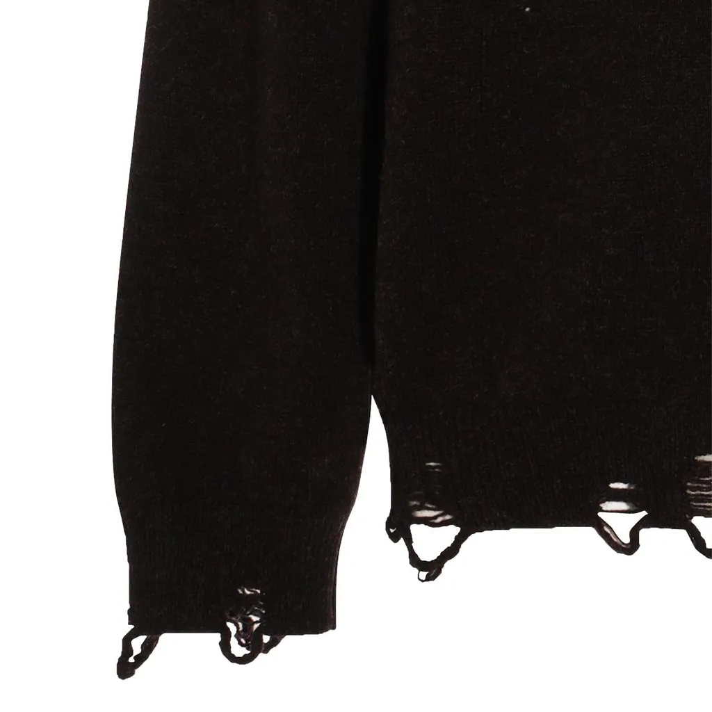 Moschino Distressed Crewneck Jumper
