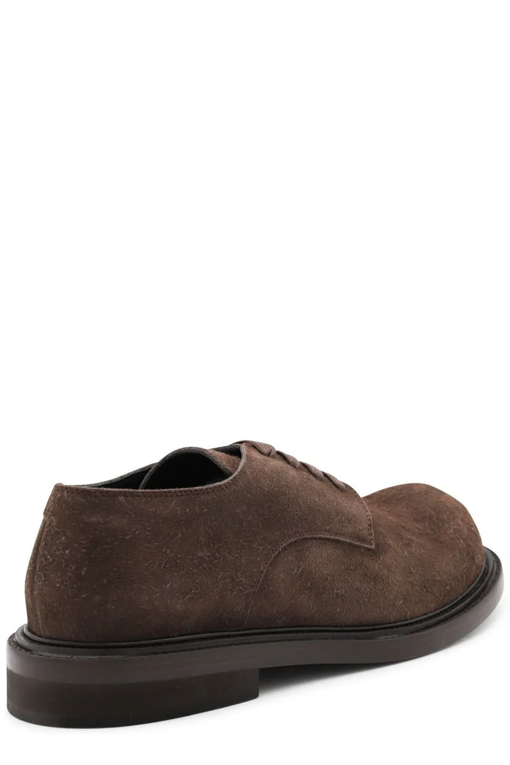 Moschino Lace-Up Flat Shoes