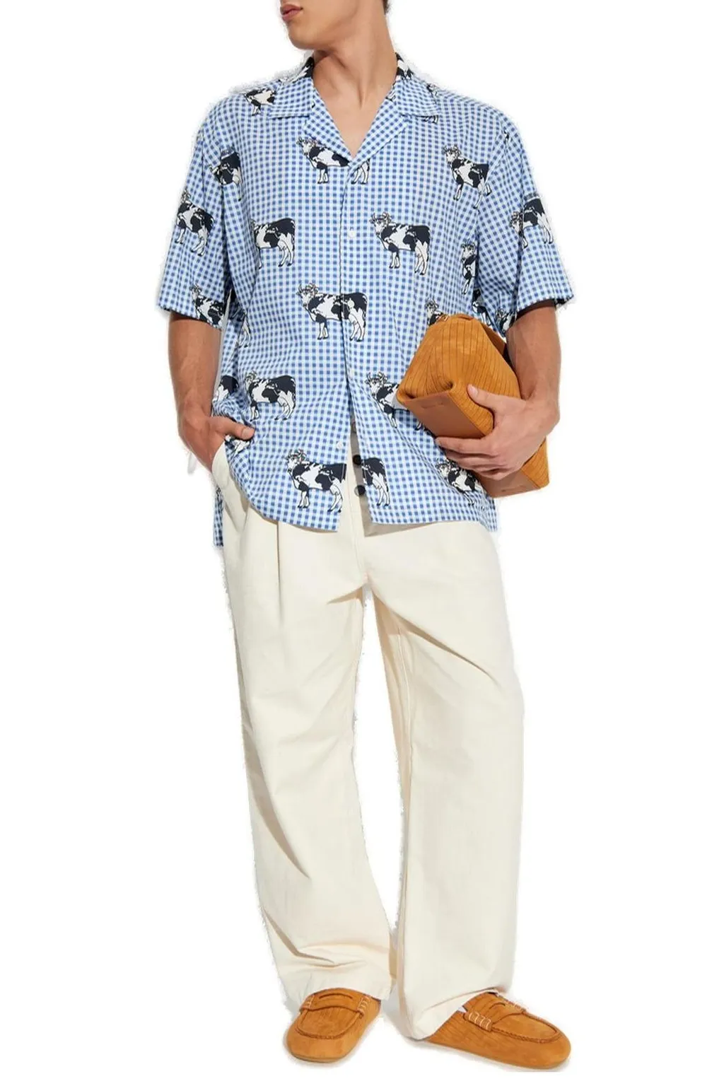 Moschino Animal Motif Short-Sleeved Shirt
