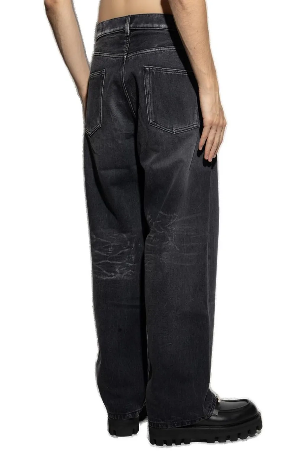 Moschino Faded Straight Leg Jeans