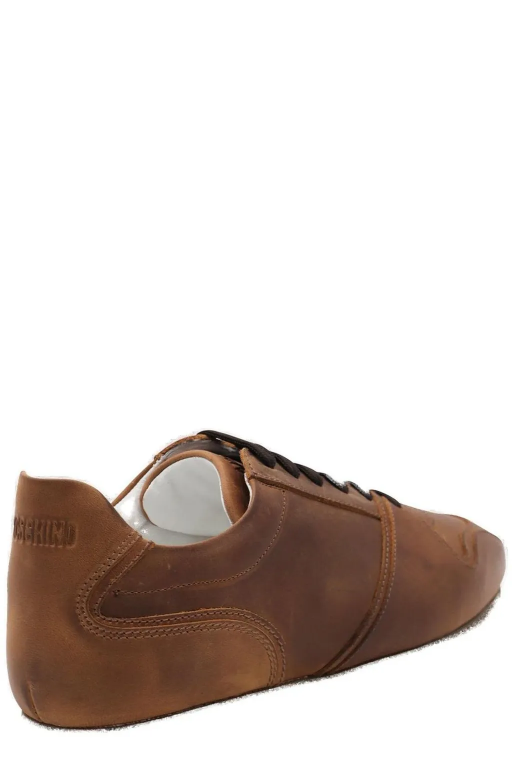 Moschino Logo Embossed Sneakers
