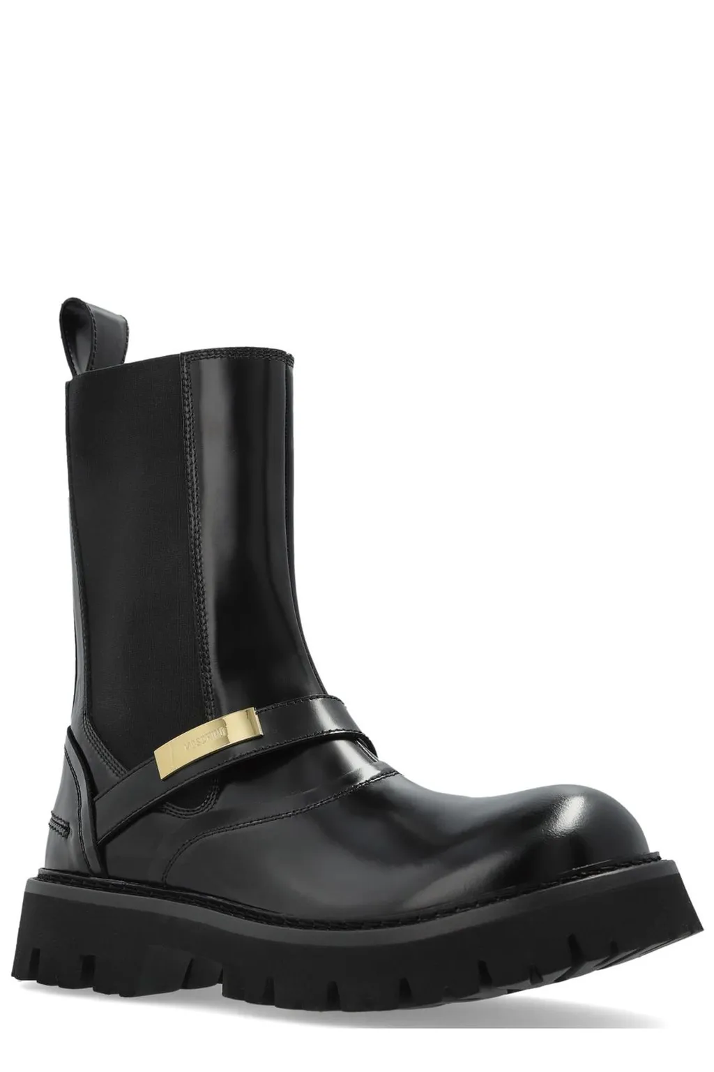 Moschino Panelled Ankle Boots