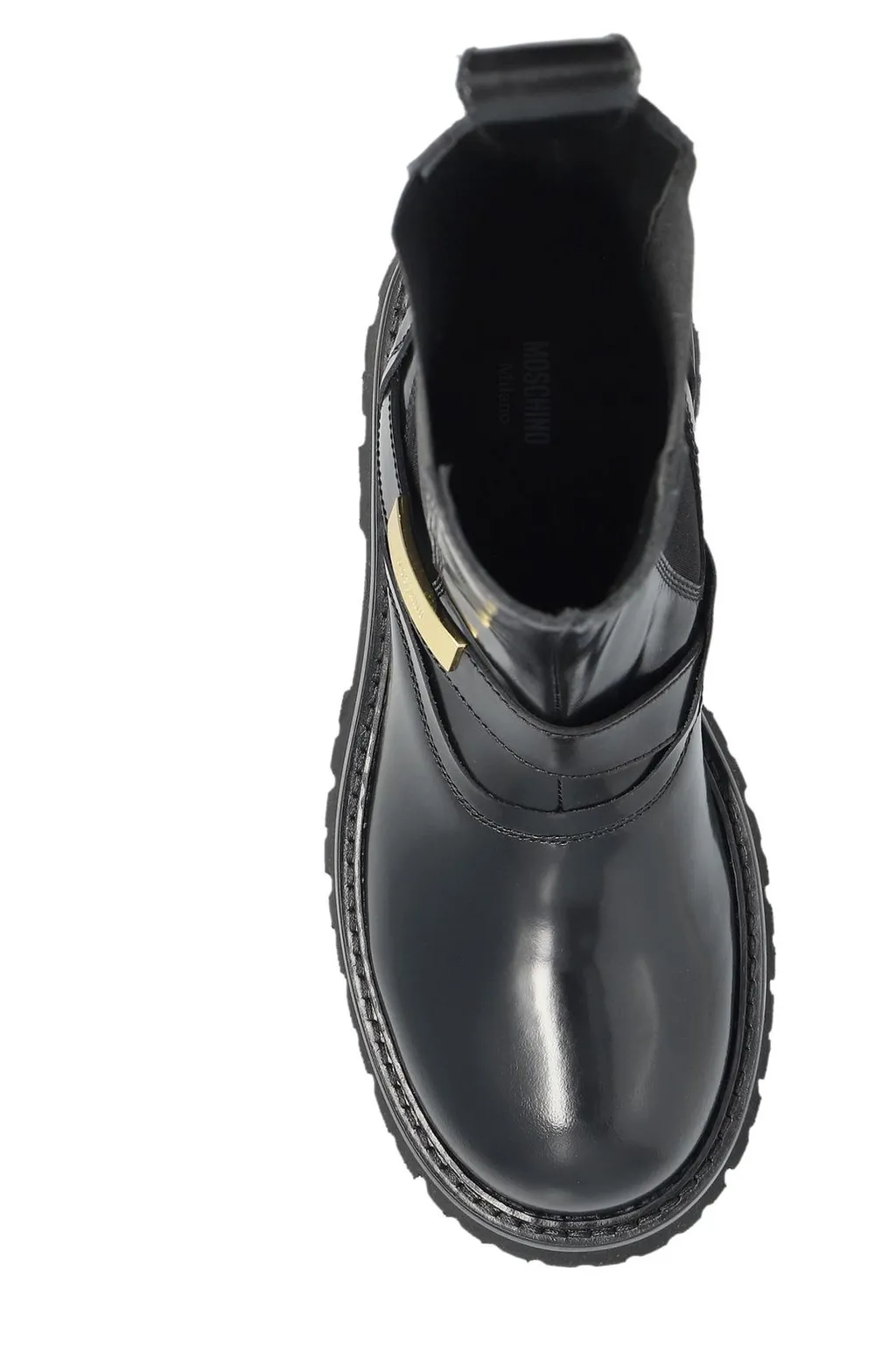 Moschino Panelled Ankle Boots