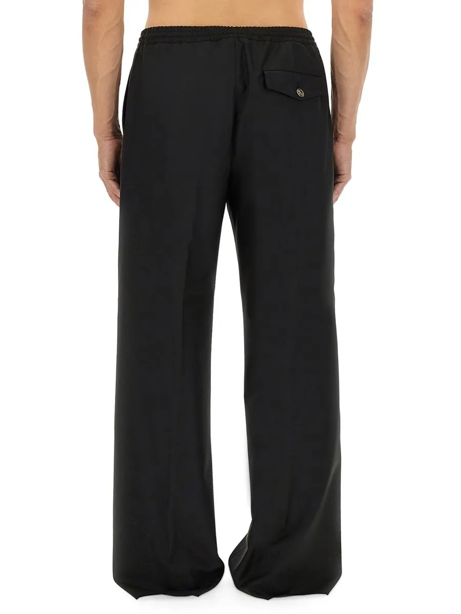 Moschino Pleat Detailed Straight-Leg Pants