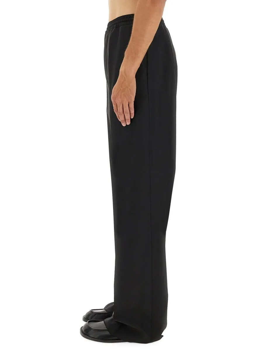 Moschino Pleat Detailed Straight-Leg Pants
