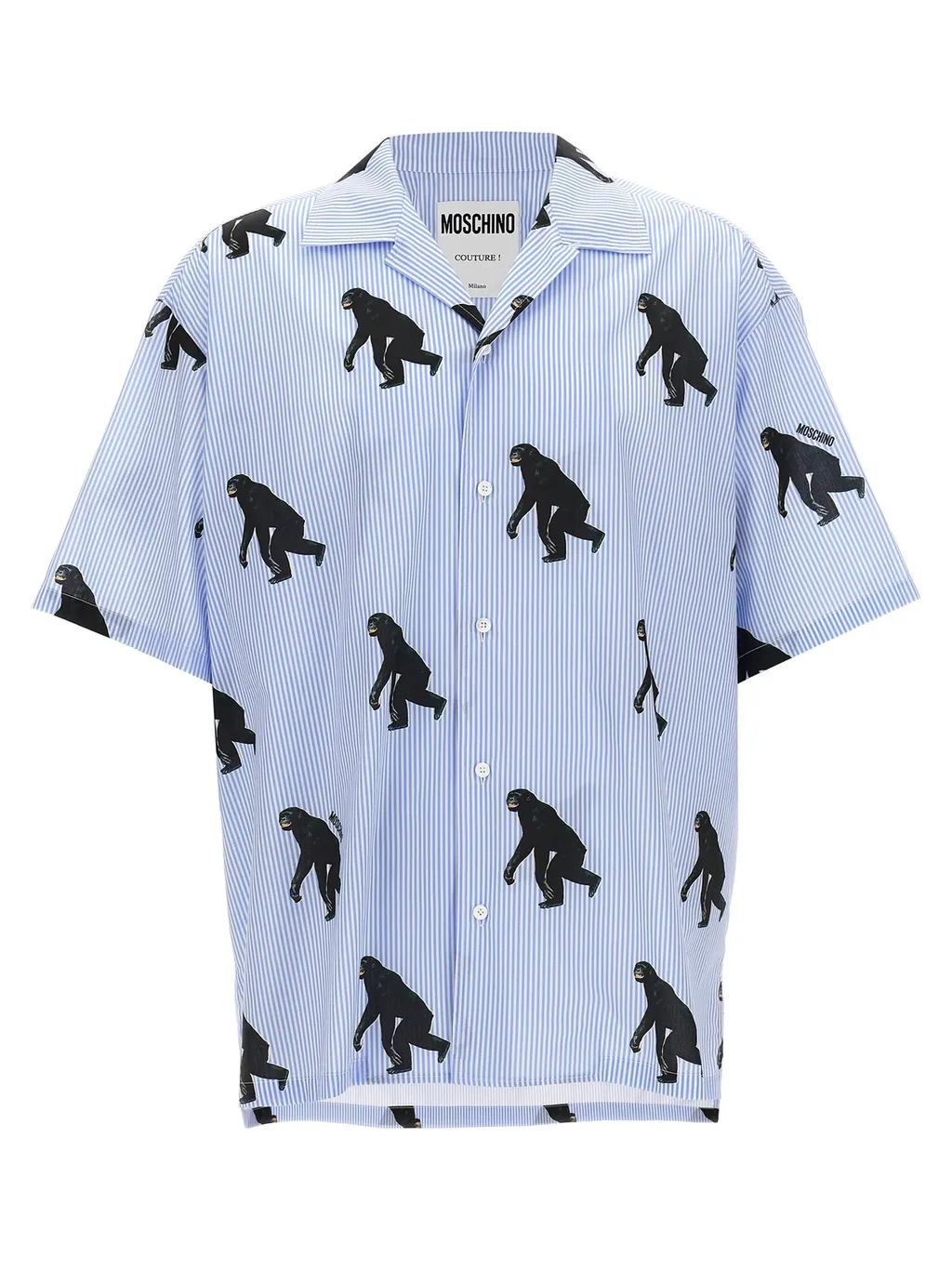 Moschino Graphic Printed Short-Sleeved Shirt