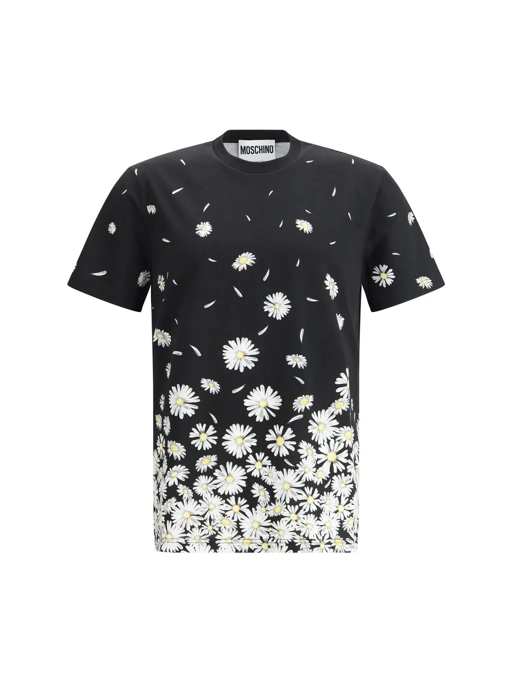 Moschino Floral Printed Crewneck T-Shirt
