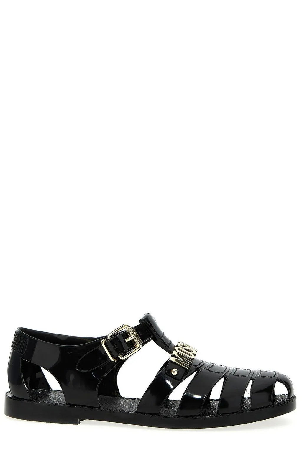 Moschino Logo Lettering Sandals