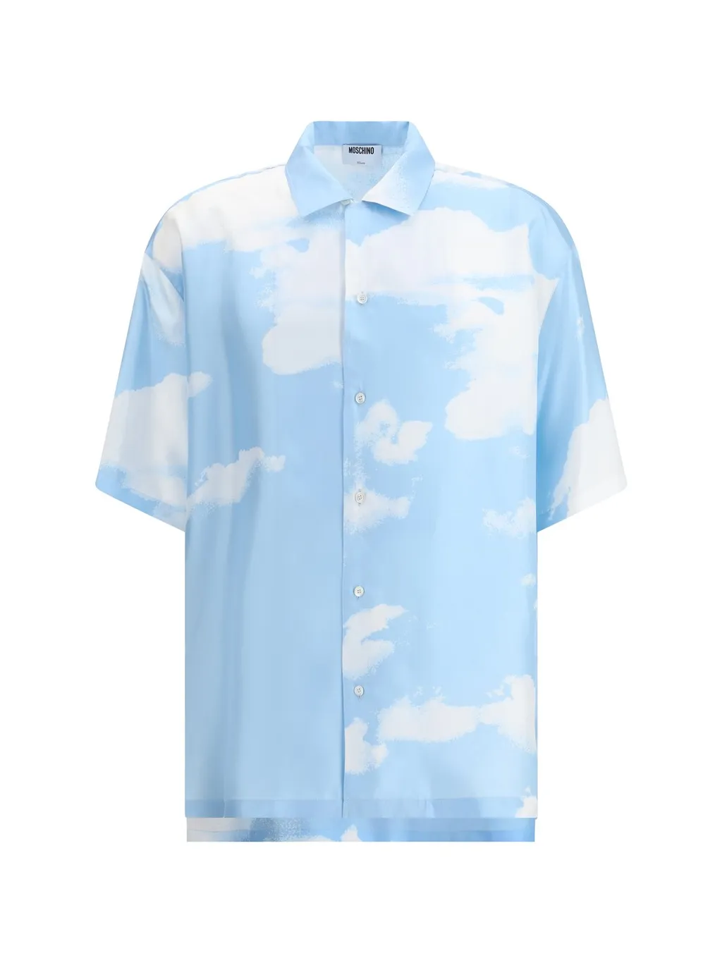 Moschino Cloud Printed Short-Sleeved Shirt