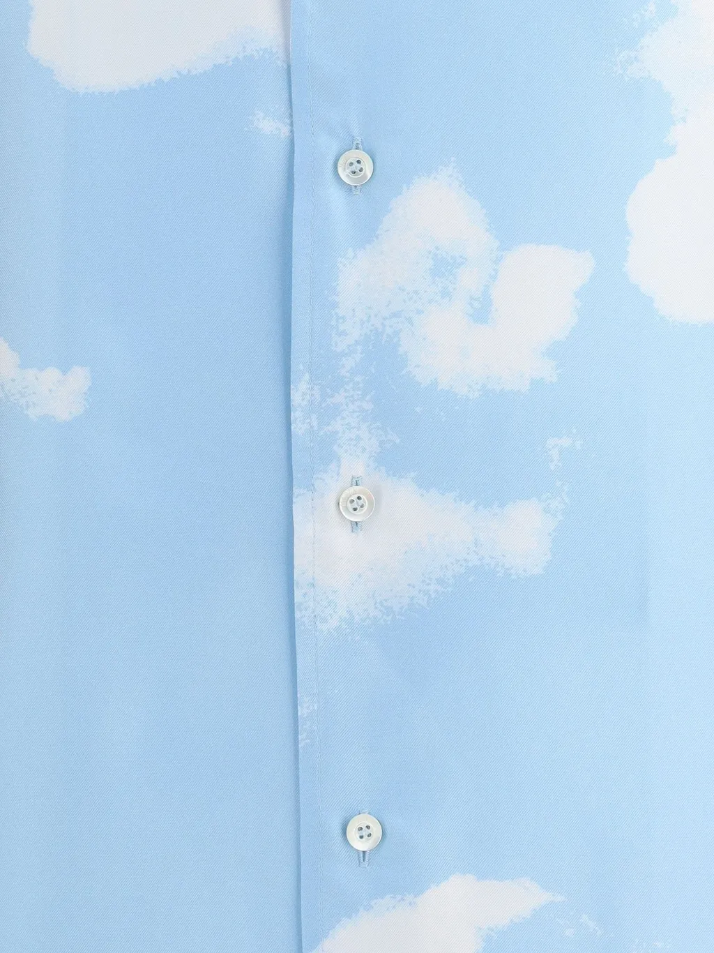 Moschino Cloud Printed Short-Sleeved Shirt