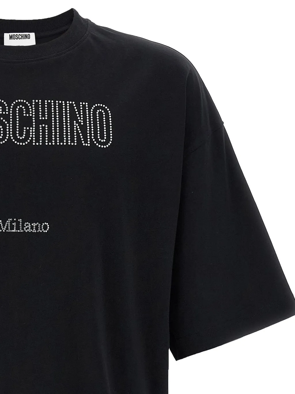 Moschino Logo Embellished Crewneck T-Shirt