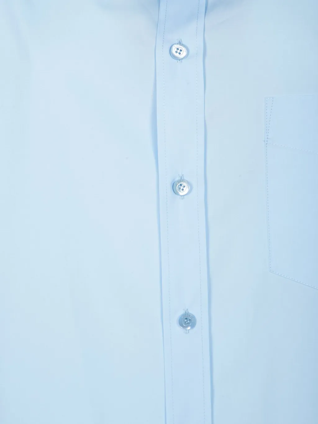 Moschino Long Sleeved Curved Hem Shirt
