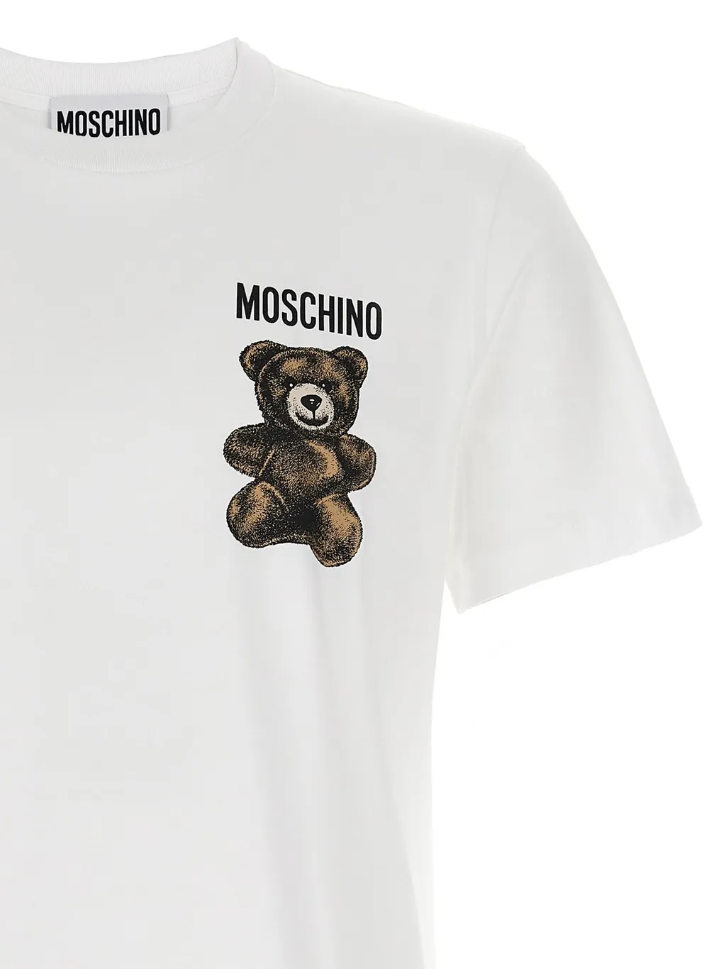 Moschino Teddy Bear Printed Crewneck T-Shirt