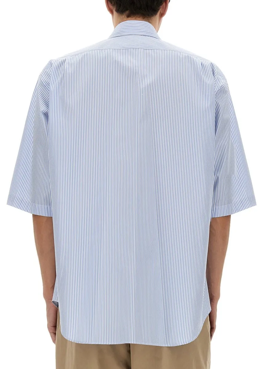 Moschino Striped Short-Sleeved Shirt
