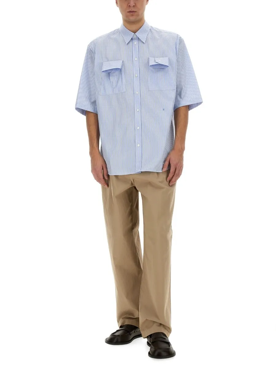 Moschino Striped Short-Sleeved Shirt