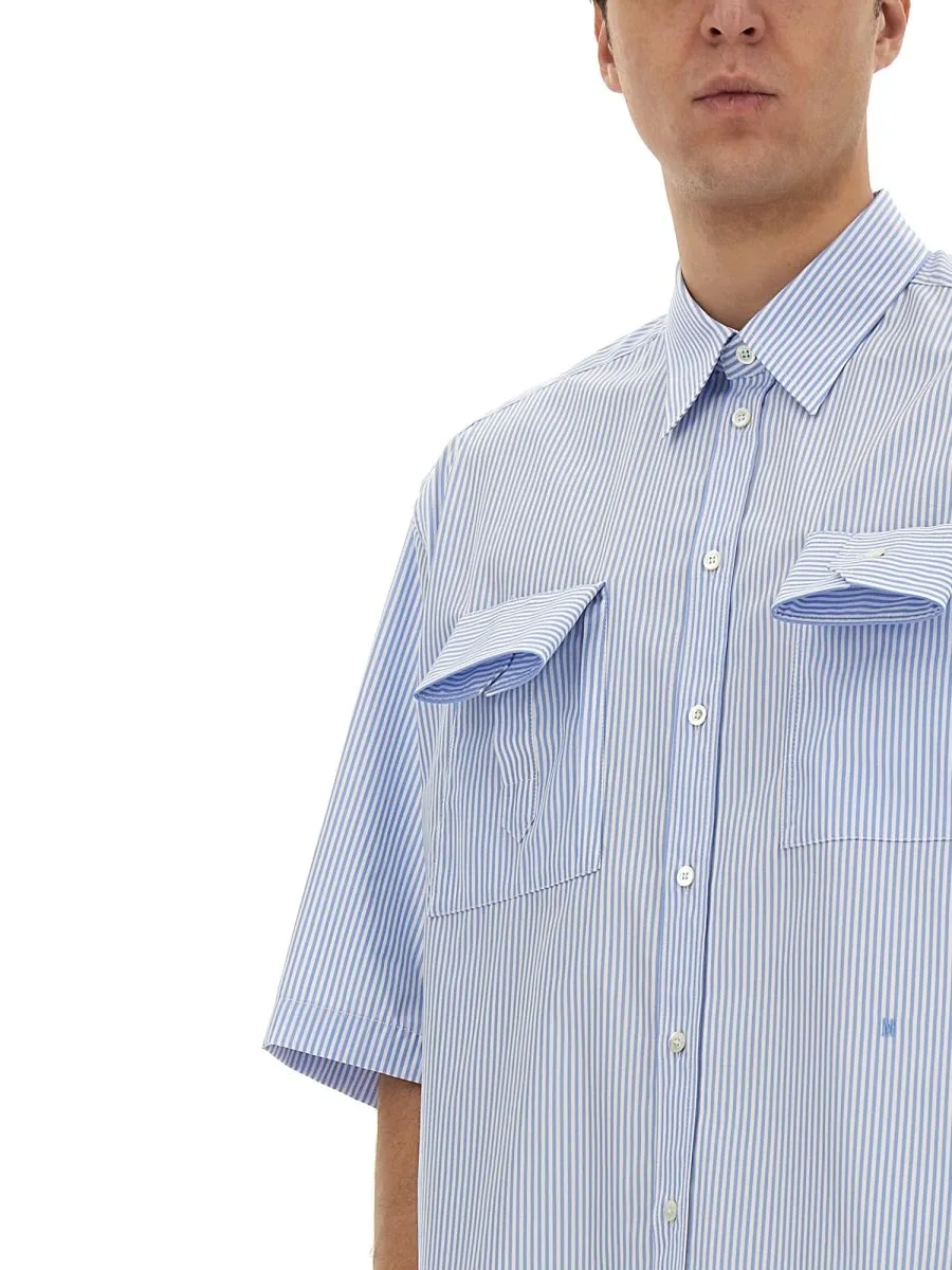 Moschino Striped Short-Sleeved Shirt