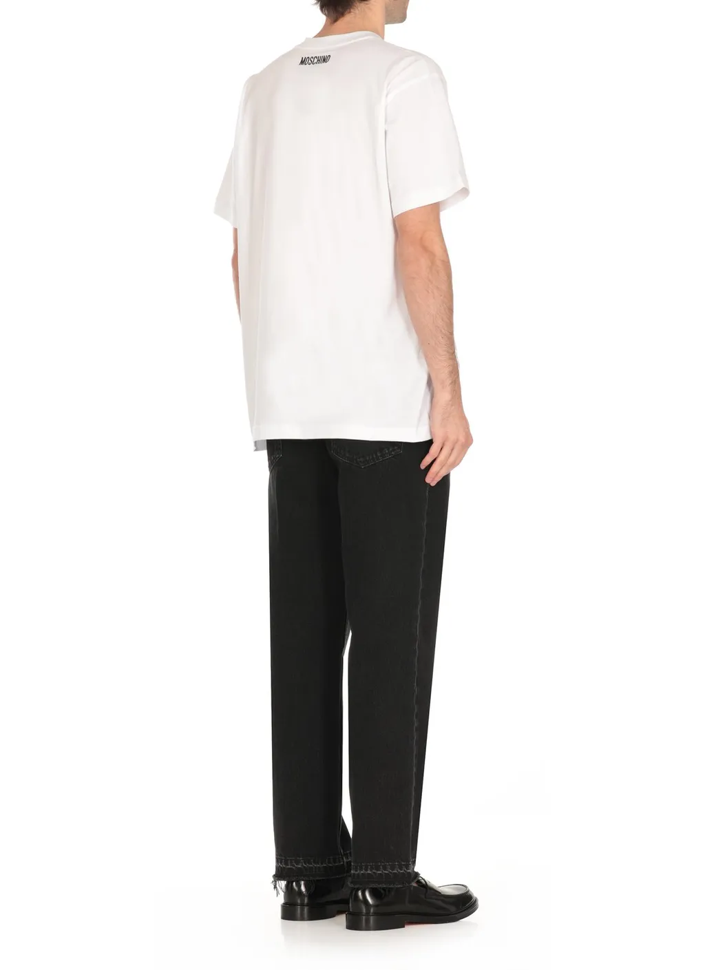 Moschino Duck Embroidered Jersey T-Shirt
