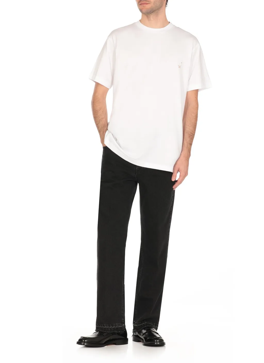 Moschino Duck Embroidered Jersey T-Shirt